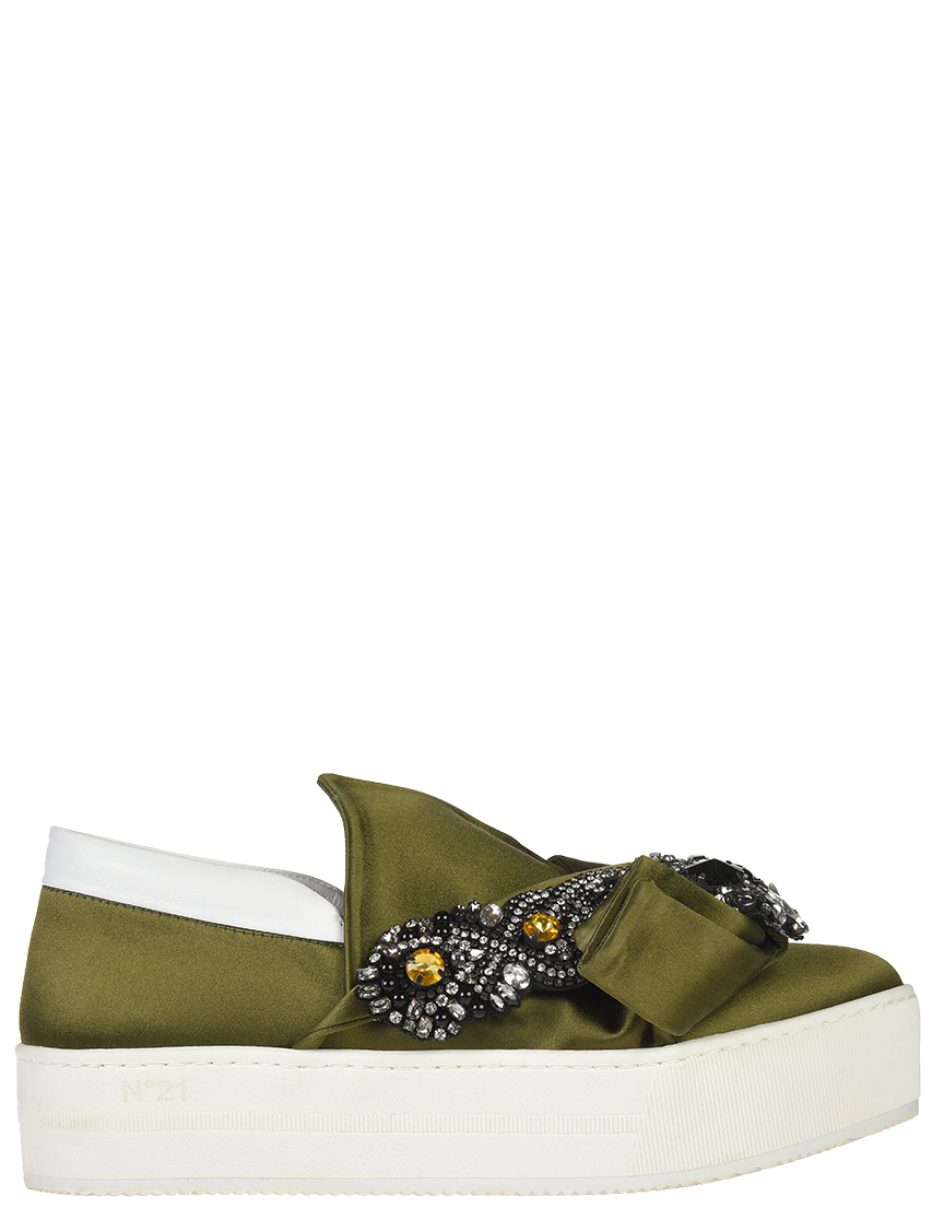 Женские слипоны N21 8306-010_green