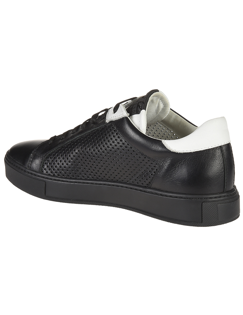 мужские черные Кеды Richmond 7627-black - фото-2