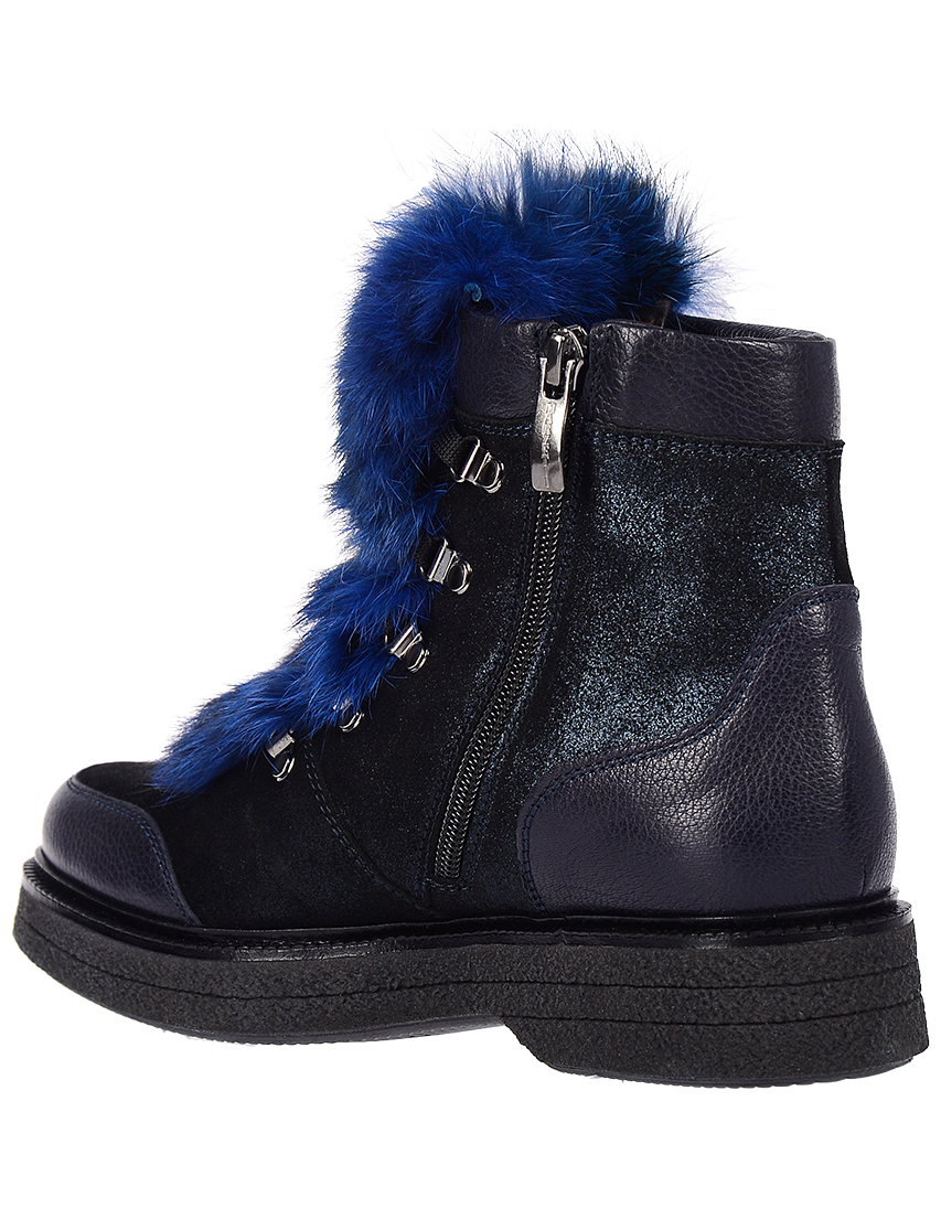женские синие Ботинки Marzetti 7119M_blue - фото-2
