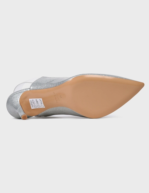 серебряные Босоножки Pinko 1H20Q6-Y621-ZZF-silver размер - 36; 35