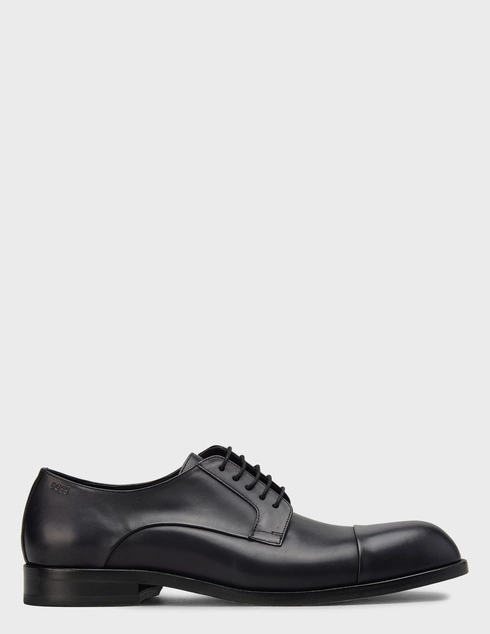 мужские синие кожаные Туфли Boss 5054829310269715-405 - фото-5