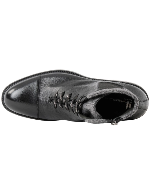 мужские черные кожаные Ботинки Moreschi 42865 - фото-5
