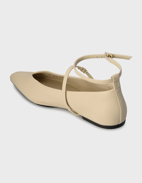 женские бежевые Балетки Armani Exchange XDD004XV841-01819_beige - фото-2