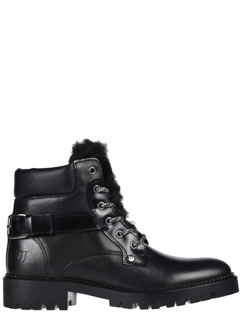 женские черные кожаные Ботинки Trussardi AGR-79A004079Y099999-K299 - фото-5