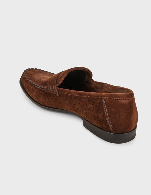 мужские коричневые Лоферы Santoni SMCPG15540LA5SRVLM62-brown - фото-2