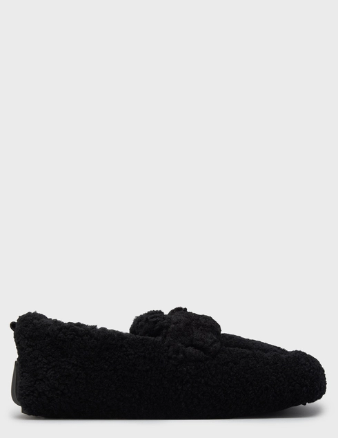 женские черные меховые Лоферы Helena Soretti AIRY_black - фото-5