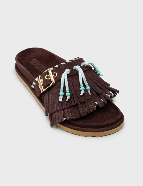 коричневые Шлепанцы Colors Of California 603-brown