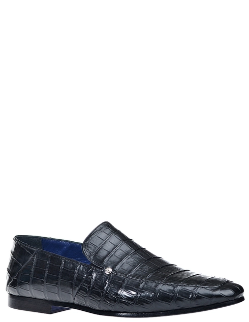 черные Лоферы Zilli SZV055-CAIMAN