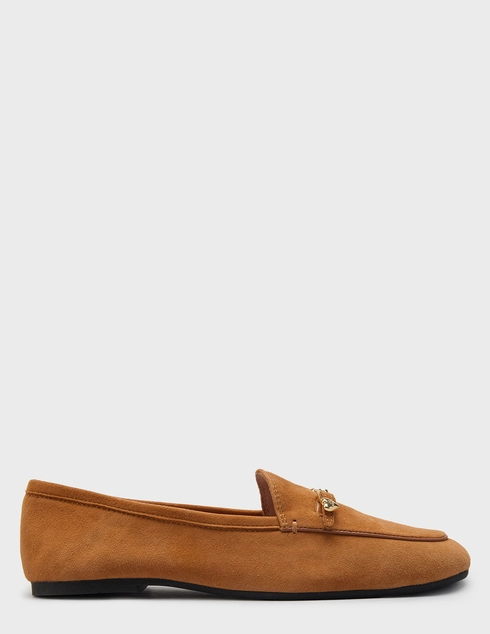 женские коричневые замшевые Лоферы Love Moschino JA10031G1OJA0200_brown - фото-5