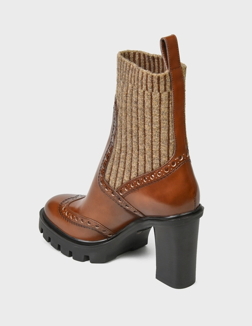 женские коричневые Ботильоны Santoni Sant-AW21-WTCT59603HL8NWLOC45-brown - фото-2