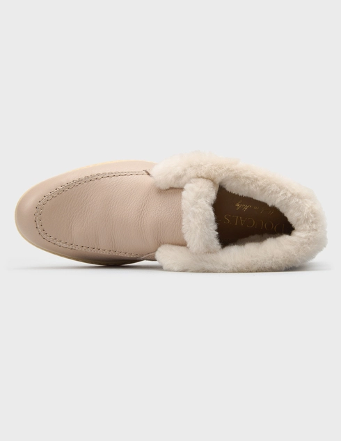 бежевые женские Полуботинки Doucal'S 8676-201-13_beige 15400 грн