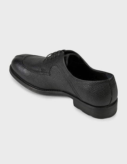 мужские черные Дерби Roberto Serpentini 4566-black - фото-2