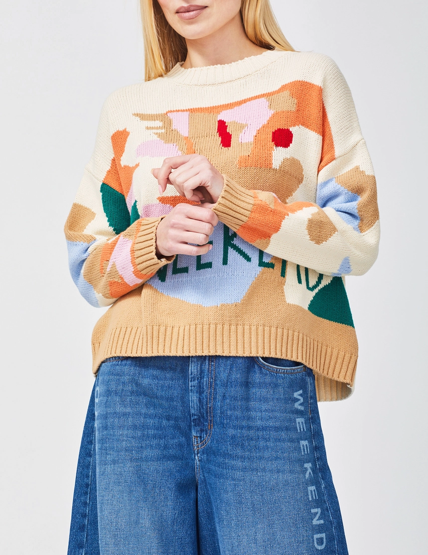 未使用級 Weekend MaxMara Abbozzi ニット 現行モデル MAXMARA WEEKEND LINE（マックスマーラウィークエンドライン） WEEKEND