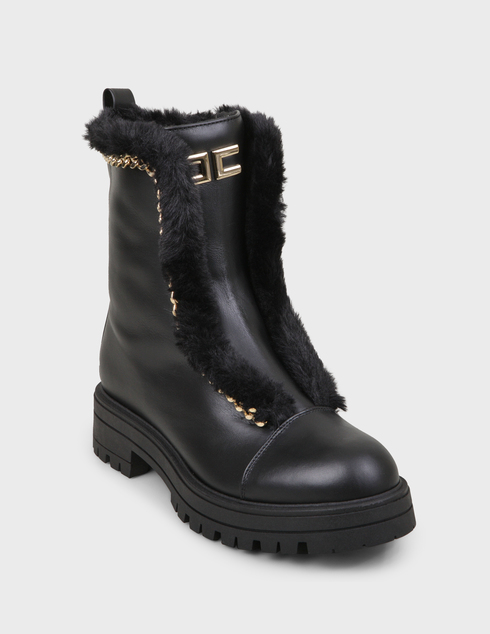 черные Ботинки Elisabetta Franchi 66781-gold-black