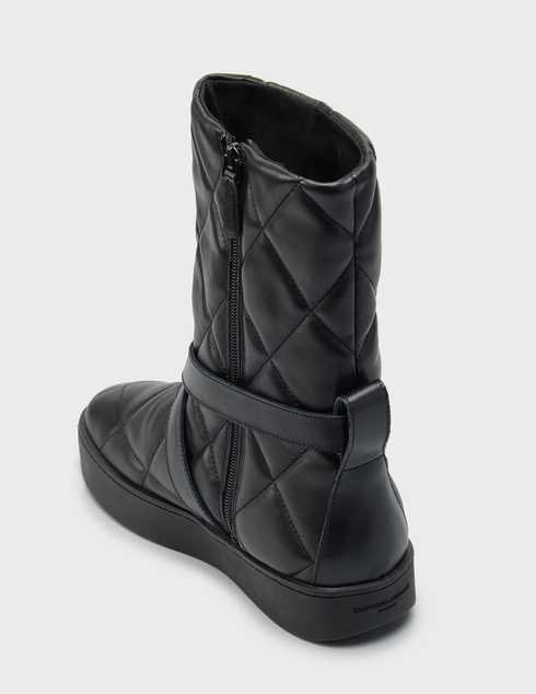 женские черные Угги Emporio Armani 186-817_black - фото-2