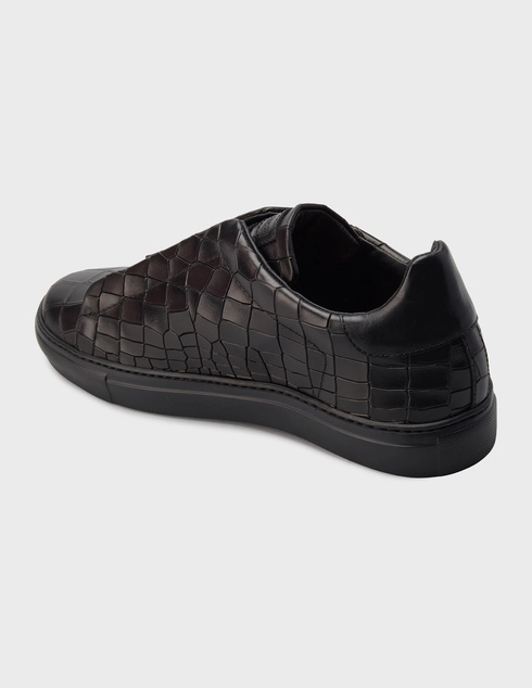 мужские черные Кеды Roberto Cavalli 29761_black - фото-2
