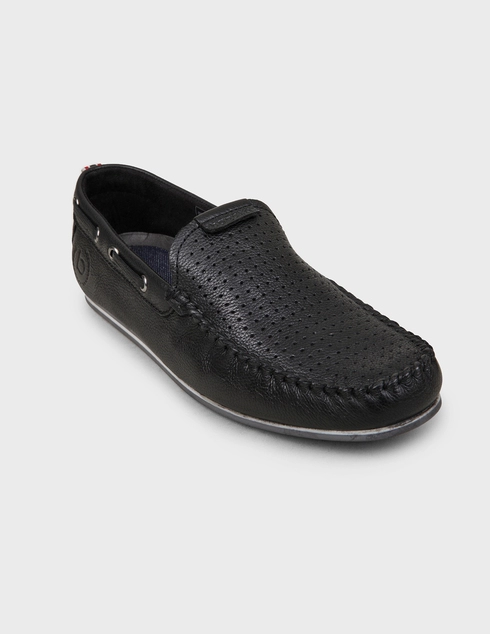 черные Мокасины Bugatti 321-70463-1000-black