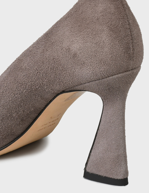 женские серые замшевые Туфли Evaluna 1606-gray - фото-5