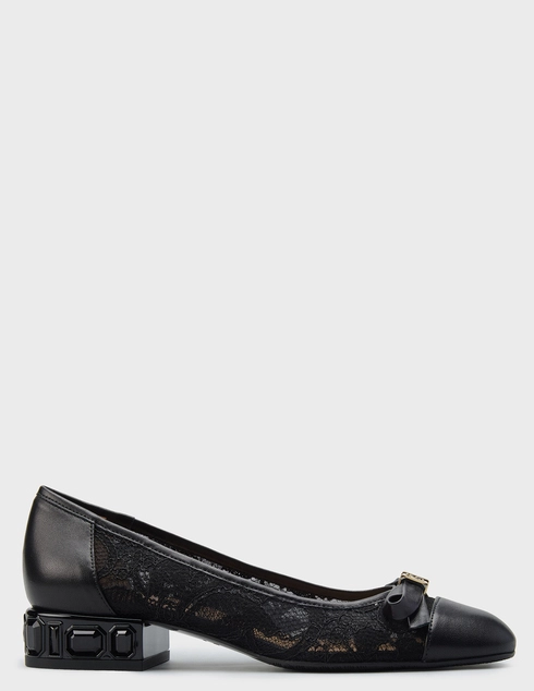 женские черные текстильные Туфли Giovanni Fabiani S26243-naju_black - фото-5