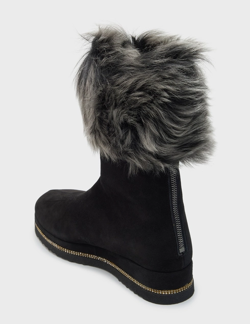 женские черные Полусапоги Baldinini 848700_black - фото-2