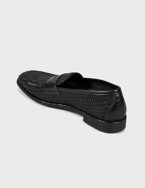 мужские черные Лоферы Giulio Moretti 9507-black - фото-2