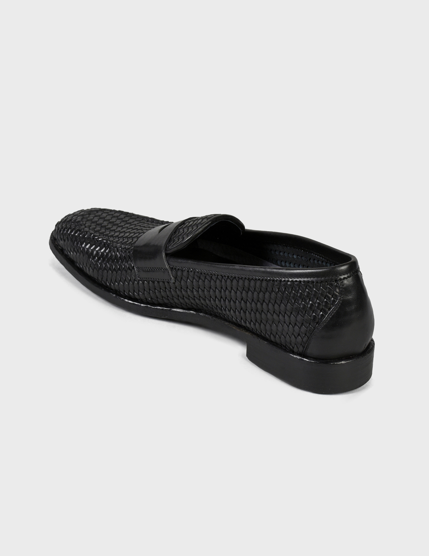 мужские черные Лоферы Giulio Moretti 9507-black - фото-2