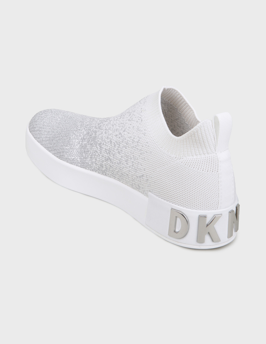 женские серебряные Кеды DKNY K1033913 - фото-2
