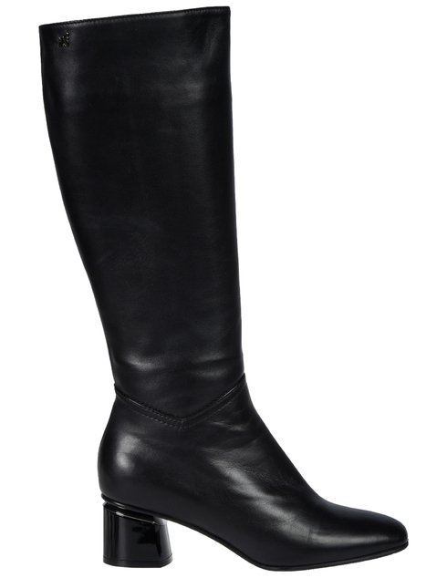 женские черные кожаные Сапоги Marino Fabiani 9144-black - фото-5