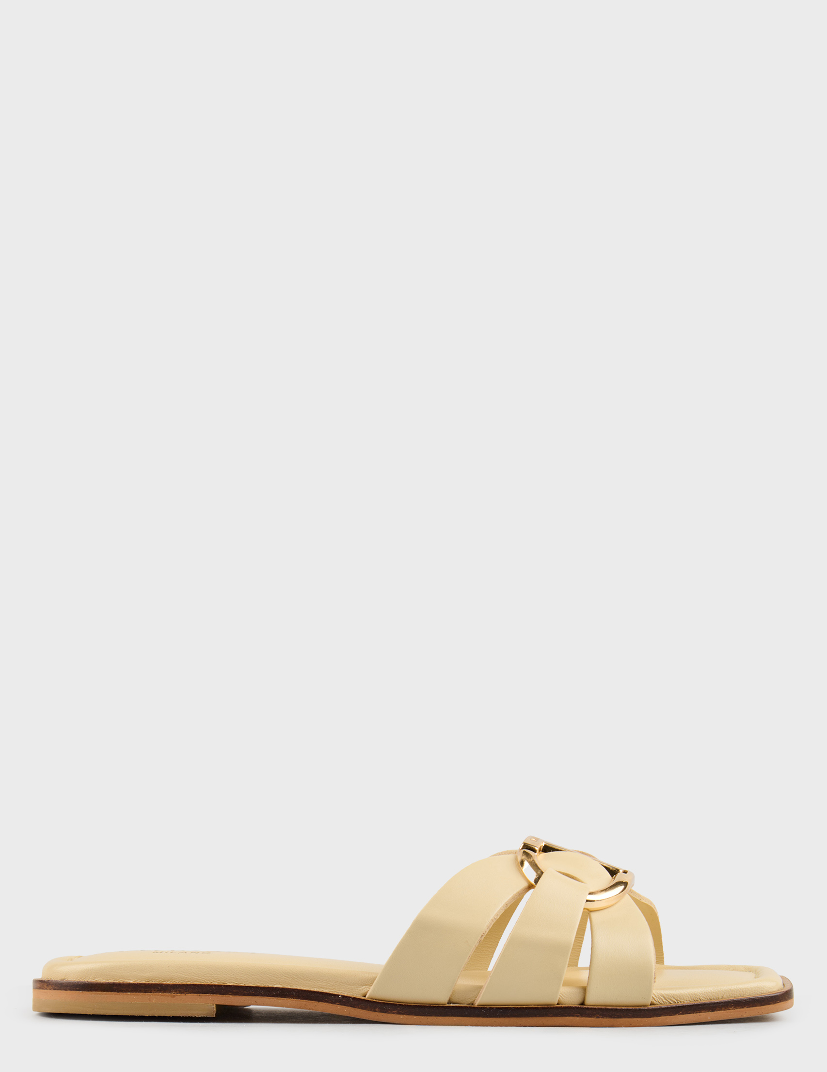 

Шлепанцы, Бежевый;молочный