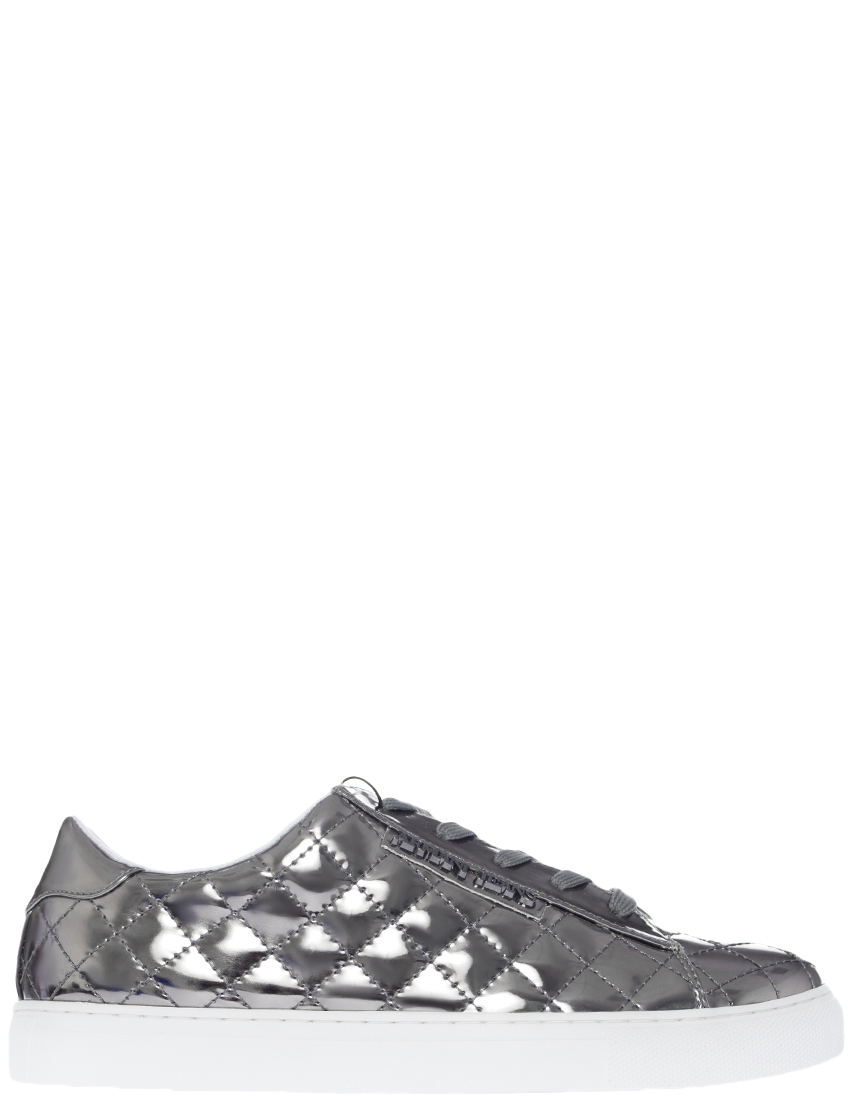 женские серебряные Кеды Armani Jeans 9251977P586-40820 - фото-2