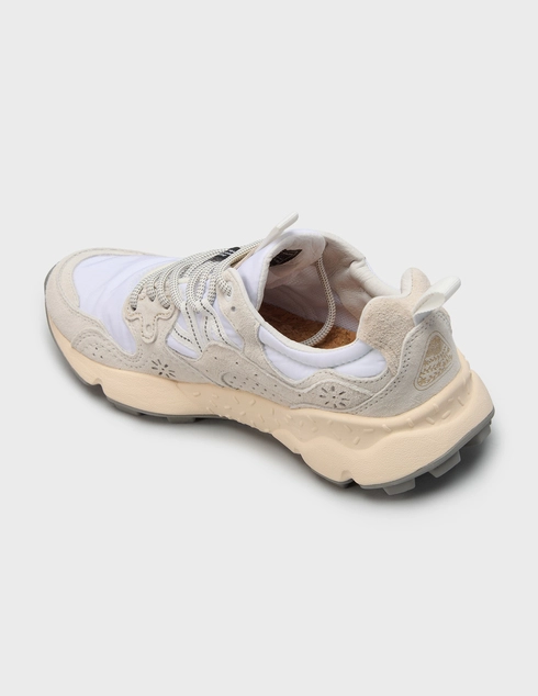 женские белые Кроссовки Flower Mountain 7818_white - фото-2