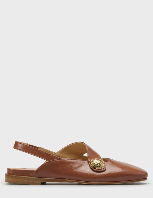 женские коричневые лакированные Босоножки Mot-Cle 3216_brown - фото-5