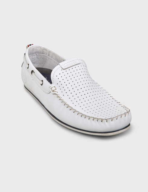белые Мокасины Bugatti 321-704631000-white