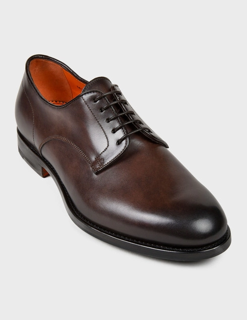 коричневые Дерби Santoni SMCCG14272JJ1IOBRT53-brown