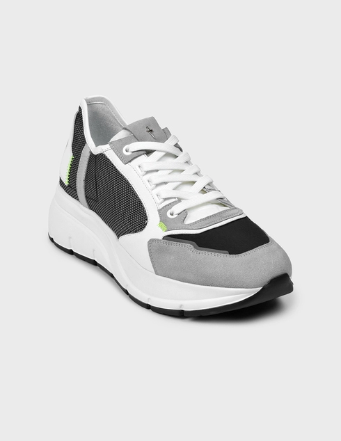 серые Кроссовки 4US Cesare Paciotti PU3T-gray