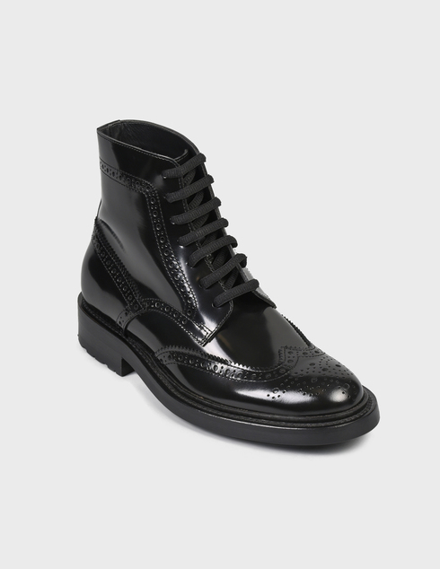 черные Ботинки Saint Laurent Paris 4916-black