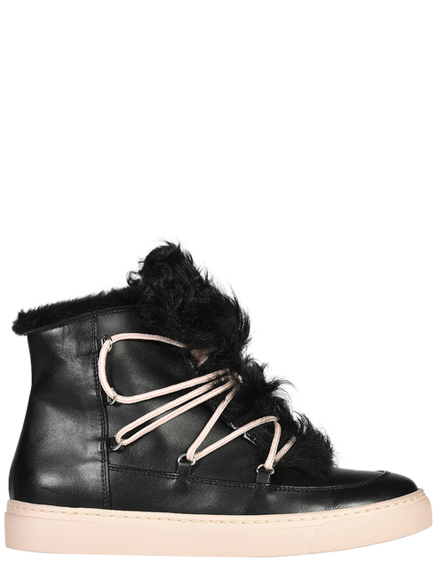 женские черные кожаные Ботинки Camerlengo 14902_black - фото-5