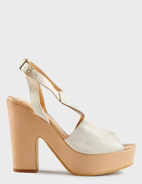 женские белые кожаные Босоножки Donna Piu 51608_white - фото-5