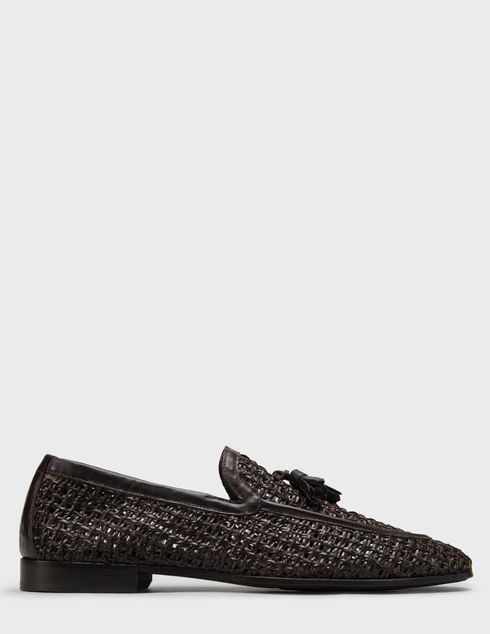 мужские коричневые кожаные Лоферы Giulio Moretti 12765-Brown - фото-5