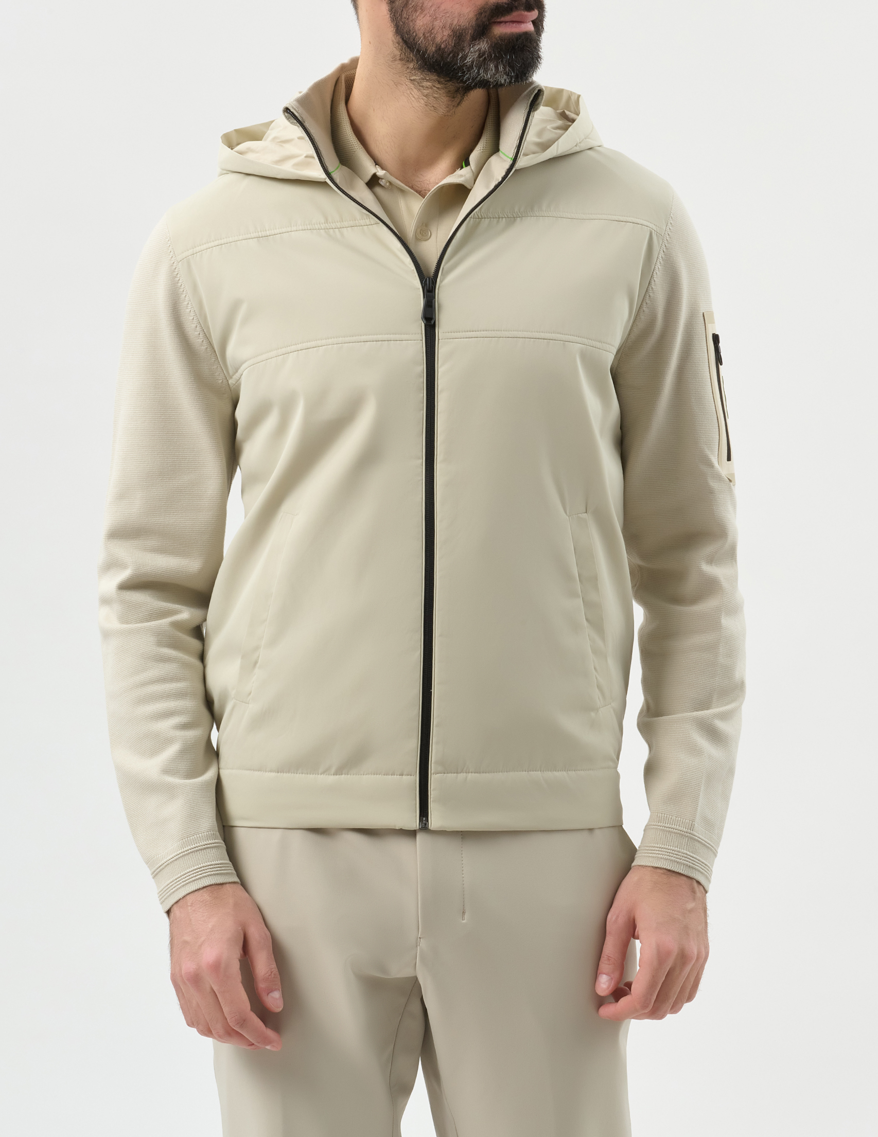 

Куртка, Бежевый;молочный