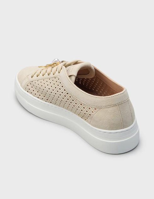 женские бежевые Кеды Stokton 140-007_beige - фото-2