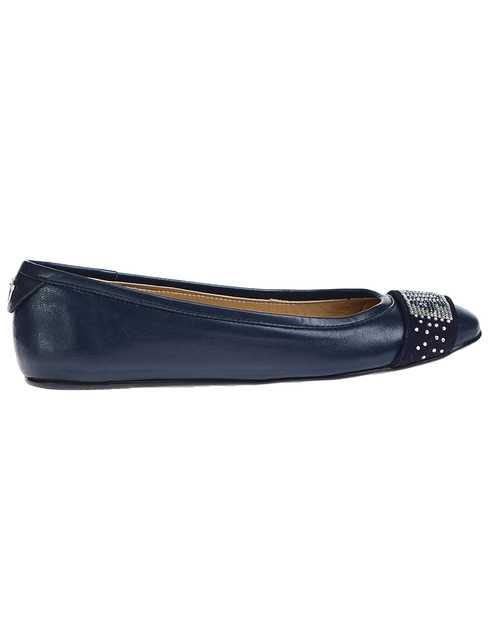 женские синие Балетки 4US Cesare Paciotti D6W_blue - фото-2