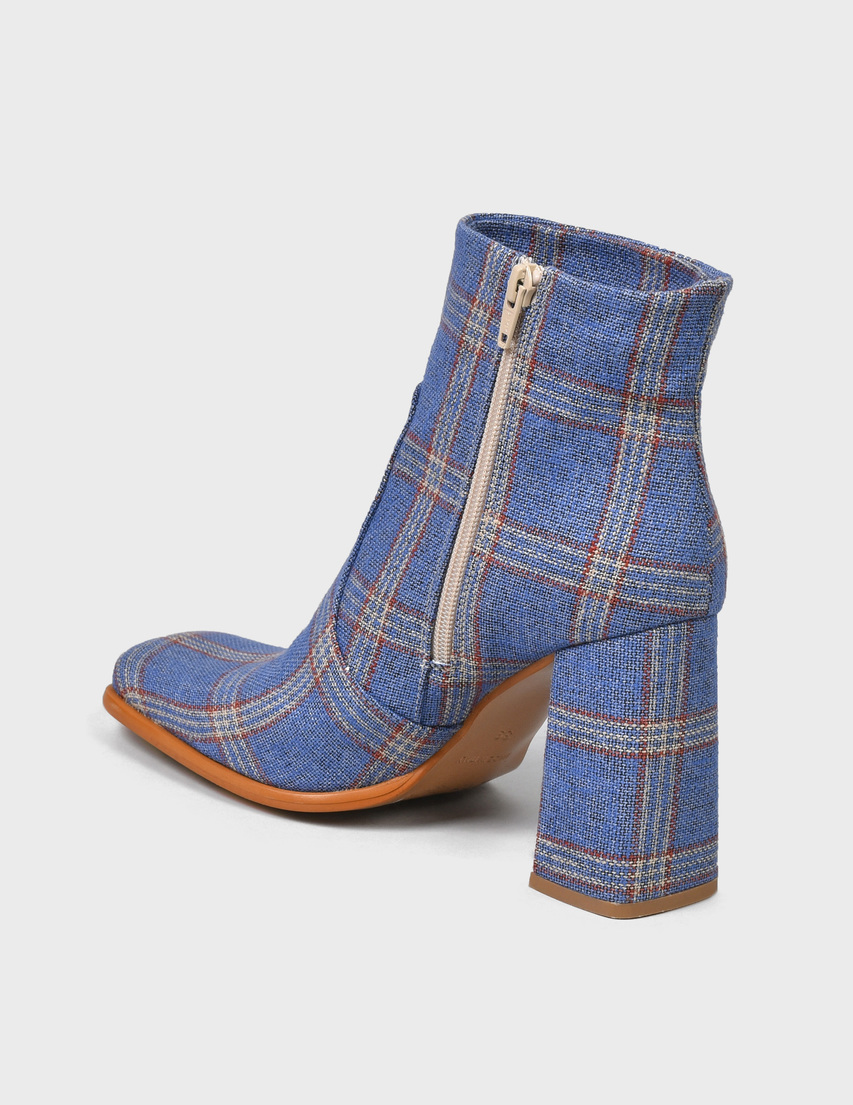 женские голубые Ботильоны L'Estrosa ES3990JEANS-blue - фото-2
