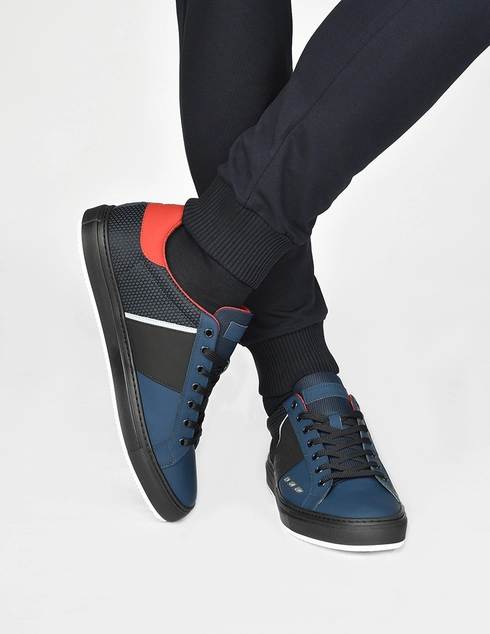 синие Кеды La Martina N6096_blue