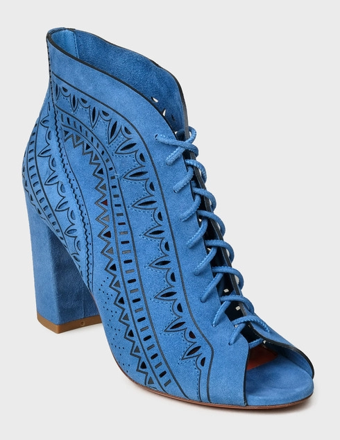 голубые Ботильоны Santoni WDZT57108HA2SLCPU34-blue