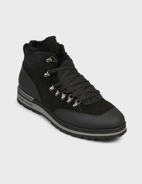 черные Ботинки Cesare Casadei 17215-GOM-FL-black