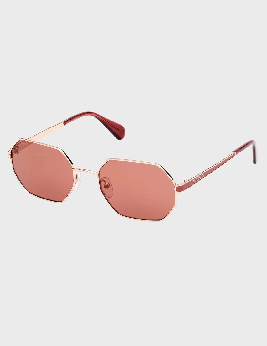 Солнцезащитные очки Max&Co MO 0118 33E 54/19_223320 (Коричневый) в