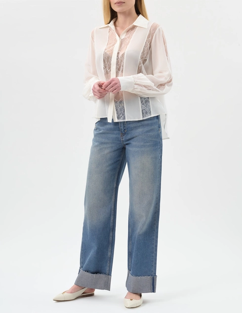 Kaos NT029-silk-panna-white фото-2