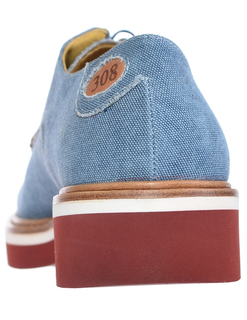 голубые Дерби Cesare Paciotti 30308_blue