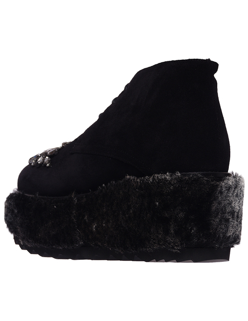 женские черные Ботинки Sebastian AGR-7493_black - фото-2